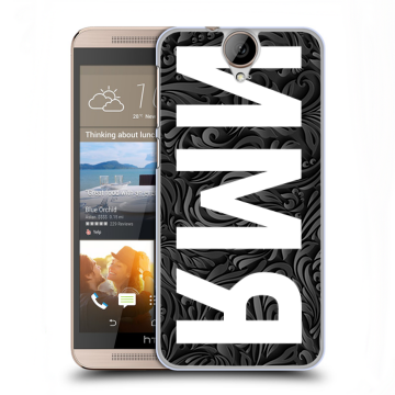 Пластиковый чехол на HTC One E9+ с принтом ИМЯ