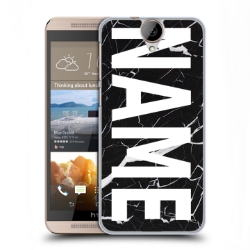 Пластиковый чехол на HTC One E9+ с принтом NAME
