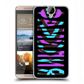 Пластиковый чехол на HTC One E9+ с принтом ФАМИЛИЯ