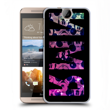 Пластиковый чехол на HTC One E9+ с принтом ИМЯ