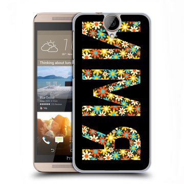 Пластиковый чехол на HTC One E9+ с принтом ИМЯ