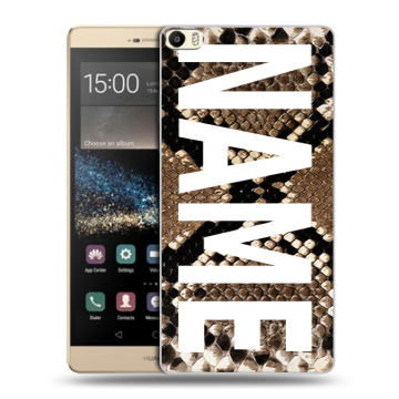 Пластиковый чехол на Huawei P8 Max с принтом NAME