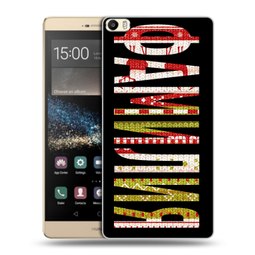 Пластиковый чехол на Huawei P8 Max с принтом ФАМИЛИЯ
