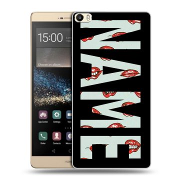 Пластиковый чехол на Huawei P8 Max с принтом NAME