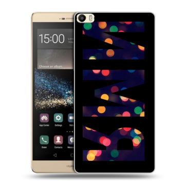 Пластиковый чехол на Huawei P8 Max с принтом ИМЯ