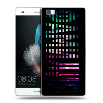 Силиконовый чехол на Huawei P8 Lite с принтом ФАМИЛИЯ