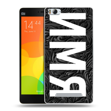 Пластиковый чехол на Xiaomi Mi4i с принтом ИМЯ
