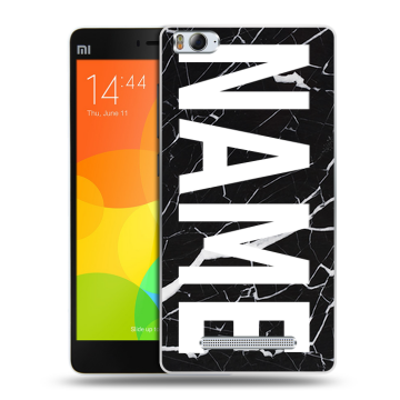 Пластиковый чехол на Xiaomi Mi4i с принтом NAME