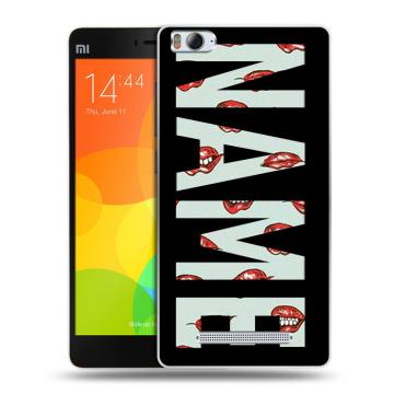 Пластиковый чехол на Xiaomi Mi4i с принтом NAME