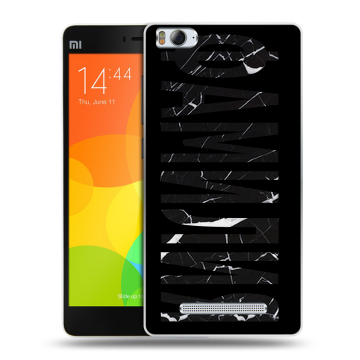 Пластиковый чехол на Xiaomi Mi4i с принтом ФАМИЛИЯ