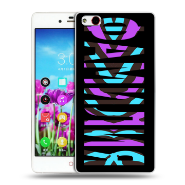Силиконовый чехол на ZTE Nubia Z9 Max с принтом ФАМИЛИЯ
