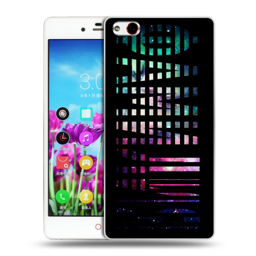 Силиконовый чехол на ZTE Nubia Z9 Max с принтом ФАМИЛИЯ