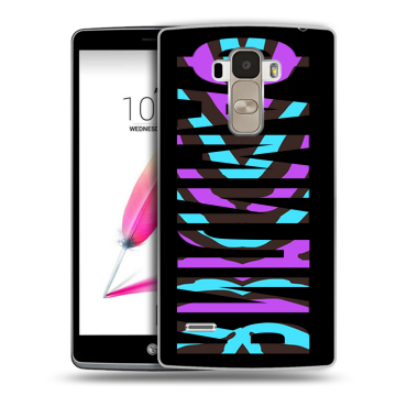 Силиконовый чехол на LG G4 Stylus с принтом ФАМИЛИЯ