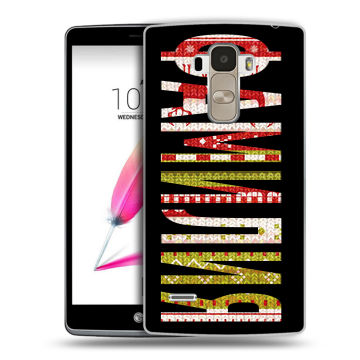 Силиконовый чехол на LG G4 Stylus с принтом ФАМИЛИЯ