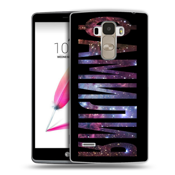 Силиконовый чехол на LG G4 Stylus с принтом ФАМИЛИЯ