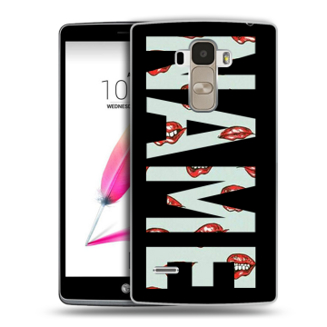 Силиконовый чехол на LG G4 Stylus с принтом NAME