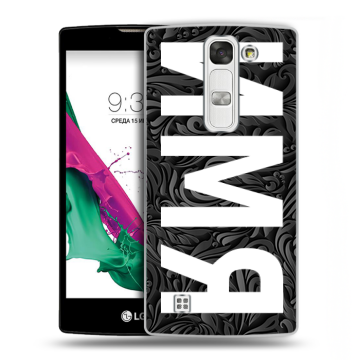 Силиконовый чехол на LG G4c с принтом ИМЯ