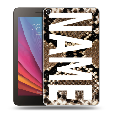 Силиконовый чехол на Huawei MediaPad T1 7.0 с принтом NAME