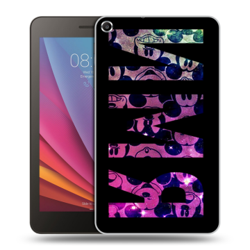 Силиконовый чехол на Huawei MediaPad T1 7.0 с принтом ИМЯ