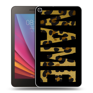 Силиконовый чехол на Huawei MediaPad T1 7.0 с принтом NAME