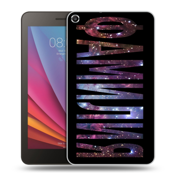 Силиконовый чехол на Huawei MediaPad T1 7.0 с принтом ФАМИЛИЯ