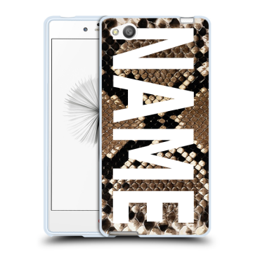 Силиконовый чехол на ZTE Nubia Z9 Mini с принтом NAME