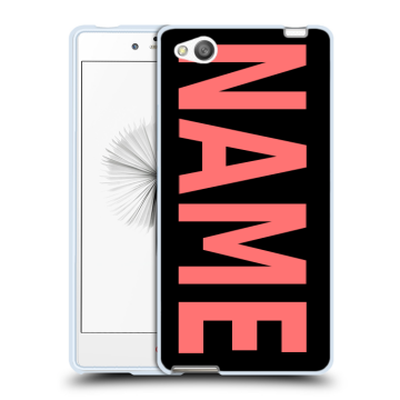 Силиконовый чехол на ZTE Nubia Z9 Mini с принтом NAME