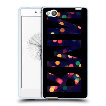 Силиконовый чехол на ZTE Nubia Z9 Mini с принтом ИМЯ
