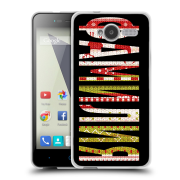 Силиконовый чехол на ZTE Blade L3 с принтом ФАМИЛИЯ