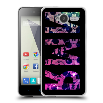 Силиконовый чехол на ZTE Blade L3 с принтом ИМЯ