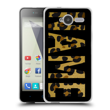 Силиконовый чехол на ZTE Blade L3 с принтом NAME