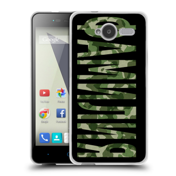 Силиконовый чехол на ZTE Blade L3 с принтом ФАМИЛИЯ
