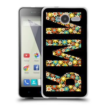 Силиконовый чехол на ZTE Blade L3 с принтом ИМЯ