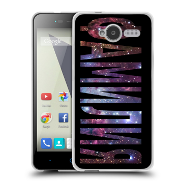 Силиконовый чехол на ZTE Blade L3 с принтом ФАМИЛИЯ
