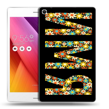 Силиконовый чехол на ASUS ZenPad S 8 с принтом ИМЯ