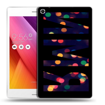 Силиконовый чехол на ASUS ZenPad S 8 с принтом ИМЯ