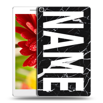 Силиконовый чехол на ASUS ZenPad 8 с принтом NAME