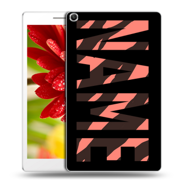 Силиконовый чехол на ASUS ZenPad 8 с принтом NAME