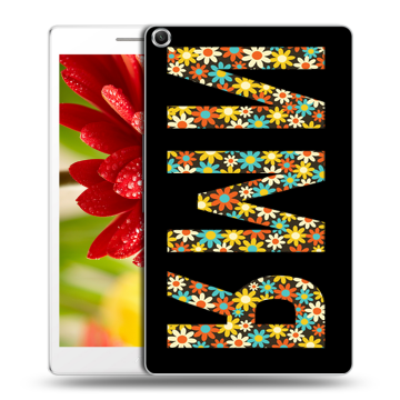 Силиконовый чехол на ASUS ZenPad 8 с принтом ИМЯ