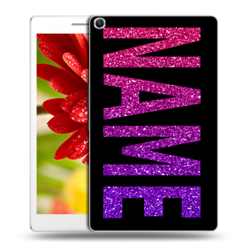 Силиконовый чехол на ASUS ZenPad 8 с принтом NAME