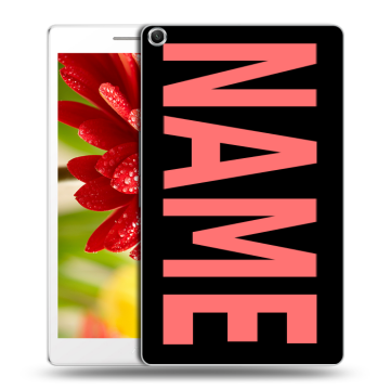 Силиконовый чехол на ASUS ZenPad 8 с принтом NAME