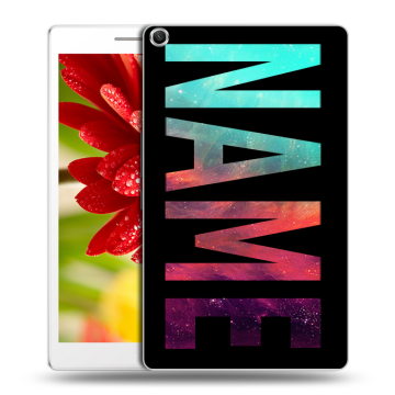 Силиконовый чехол на ASUS ZenPad 8 с принтом NAME