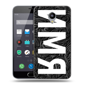 Пластиковый чехол на Meizu M2 Note с принтом ИМЯ