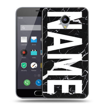 Пластиковый чехол на Meizu M2 Note с принтом NAME