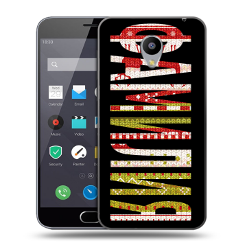 Пластиковый чехол на Meizu M2 Note с принтом ФАМИЛИЯ