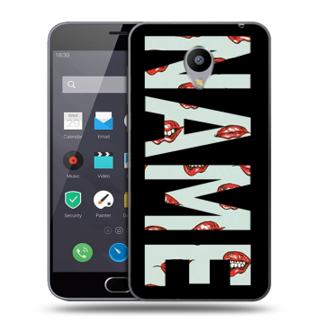 Пластиковый чехол на Meizu M2 Note с принтом NAME