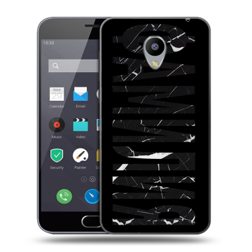 Пластиковый чехол на Meizu M2 Note с принтом ФАМИЛИЯ