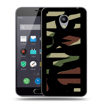 Пластиковый чехол на Meizu M2 Note с принтом NAME