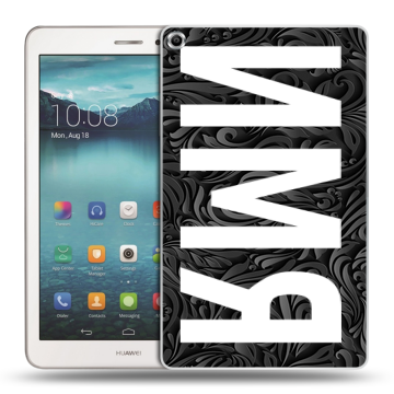 Силиконовый чехол на Huawei MediaPad T1 8.0 с принтом ИМЯ