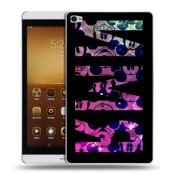 Силиконовый чехол на Huawei MediaPad M2 с принтом ИМЯ